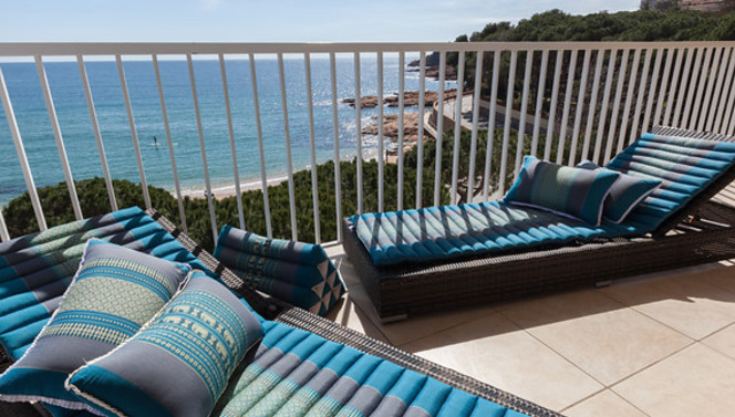 Uitzicht balkon